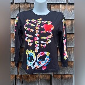 LingQiShiZu Skeleton Long Sleeve Halloween T-Shirt – 5/6 (NWOT)